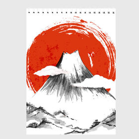 Скетчбук с принтом Гора Фудзи в Тюмени, 100% бумага
 | 48 листов, плотность листов — 100 г/м2, плотность картонной обложки — 250 г/м2. Листы скреплены сверху удобной пружинной спиралью | азия | аниме | гора | гора фудзи | кимоно | китай | манга | сакура | суши | фудзияма | цунами | япония