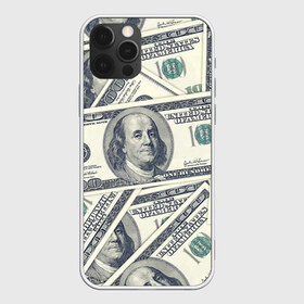 Чехол для iPhone 12 Pro Max с принтом Доллары в Тюмени, Силикон |  | 100 долларов | арт | банкноты | валюта | деньги | доллары | зеленый | зелень | сто | сто долларов