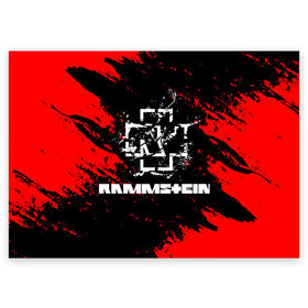 Поздравительная открытка с принтом Rammstein. в Тюмени, 100% бумага | плотность бумаги 280 г/м2, матовая, на обратной стороне линовка и место для марки
 | music | rammstein | rock | индастриал метал | метал группа | музыка | музыкальная группа | немецкая метал группа | рамштайн | рок | хард рок