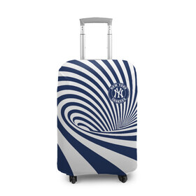 Чехол для чемодана 3D с принтом New York Yankees в Тюмени, 86% полиэфир, 14% спандекс | двустороннее нанесение принта, прорези для ручек и колес | baseball | new york | sport | team | usa | yankees | бейсбол | нью йорк | спорт | сша