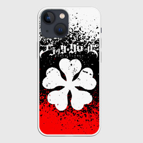 Чехол для iPhone 13 mini с принтом Черный Клевер трехцветный фон в Тюмени,  |  | anime | black clover | аниме | боевик | буракку куро:ба | кино | комедия | магия | мультфильм | фэнтези | черный клевер | японская сёнэн манга