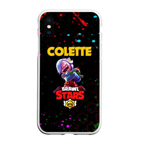 Чехол для iPhone XS Max матовый с принтом BRAWL STARS COLETTE. в Тюмени, Силикон | Область печати: задняя сторона чехла, без боковых панелей | 8 bit | brawl stars | colette | crow | gale | leon | max | mecha | mecha crow | mr.p | sally leon | shark | tara | virus 8 bit | werewolf leon | акула | берли | бравл старс | ворон | коллет | макс | оборотень