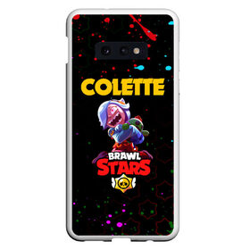 Чехол для Samsung S10E с принтом BRAWL STARS COLETTE. в Тюмени, Силикон | Область печати: задняя сторона чехла, без боковых панелей | Тематика изображения на принте: 8 bit | brawl stars | colette | crow | gale | leon | max | mecha | mecha crow | mr.p | sally leon | shark | tara | virus 8 bit | werewolf leon | акула | берли | бравл старс | ворон | коллет | макс | оборотень