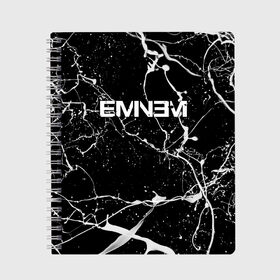 Тетрадь с принтом EMINEM в Тюмени, 100% бумага | 48 листов, плотность листов — 60 г/м2, плотность картонной обложки — 250 г/м2. Листы скреплены сбоку удобной пружинной спиралью. Уголки страниц и обложки скругленные. Цвет линий — светло-серый
 | eminem | rap | актёр | американский рэпер | композитор | маршалл | продюсер | рэп | рэпер | эминем