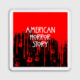 Магнит 55*55 с принтом American Horror Story. в Тюмени, Пластик | Размер: 65*65 мм; Размер печати: 55*55 мм | american horror story | netflix | американ хоррор стори | американская история ужасов | драма | загадочные события | кино | мини сериал | нетфликс | очень странные дела | сериалы | триллер | ужасы | фантастика