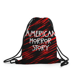 Рюкзак-мешок 3D с принтом American Horror Story. в Тюмени, 100% полиэстер | плотность ткани — 200 г/м2, размер — 35 х 45 см; лямки — толстые шнурки, застежка на шнуровке, без карманов и подкладки | american horror story | netflix | американ хоррор стори | американская история ужасов | драма | загадочные события | кино | мини сериал | нетфликс | очень странные дела | сериалы | триллер | ужасы | фантастика