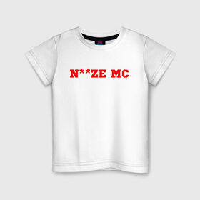 Детская футболка хлопок с принтом Noize MC. в Тюмени, 100% хлопок | круглый вырез горловины, полуприлегающий силуэт, длина до линии бедер | hip hop | noize mc | rock | актеры | иван алексеев | известные личности | ноиз мс | нойз мс | нойзе мс | певцы | рок | российские музыканты | хип хоп