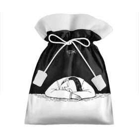 Подарочный 3D мешок с принтом Сладких снов в Тюмени, 100% полиэстер | Размер: 29*39 см | Тематика изображения на принте: boy | fish | man | peace | relax | sleep | space | космос | мальчик | покой | релакс | рыбка | сон | человек