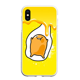 Чехол для iPhone XS Max матовый с принтом Gudetama в Тюмени, Силикон | Область печати: задняя сторона чехла, без боковых панелей | gudetama | анимешное яйцо | гудетама | желток | стекающее яйцо | яичница