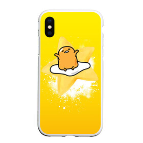 Чехол для iPhone XS Max матовый с принтом Gudetama в Тюмени, Силикон | Область печати: задняя сторона чехла, без боковых панелей | gudetama | анимешное яйцо | гудетама | желток | стекающее яйцо | яичница