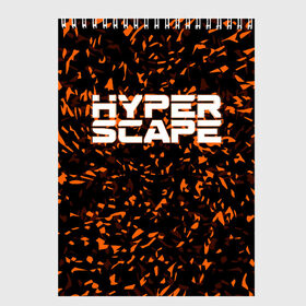 Скетчбук с принтом Hyper Scape в Тюмени, 100% бумага
 | 48 листов, плотность листов — 100 г/м2, плотность картонной обложки — 250 г/м2. Листы скреплены сверху удобной пружинной спиралью | esport | games | hyper scape | twitch | игроки | игролюбители | игроманы | игры | киберспорт | королевская битва | корона | твич | хупер скайп | хупер скайпе