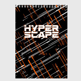 Скетчбук с принтом Hyper Scape в Тюмени, 100% бумага
 | 48 листов, плотность листов — 100 г/м2, плотность картонной обложки — 250 г/м2. Листы скреплены сверху удобной пружинной спиралью | esport | games | hyper scape | twitch | игроки | игролюбители | игроманы | игры | киберспорт | королевская битва | корона | твич | хупер скайп | хупер скайпе