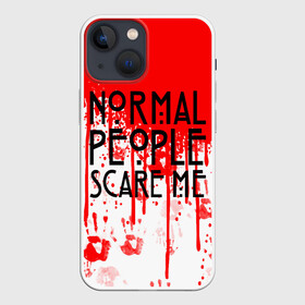 Чехол для iPhone 13 mini с принтом Normal People Scare Me. в Тюмени,  |  | american horror story | games | normal people scare me | аутизм | документальный фильм об аутизме | игры | кино | люди | нормал пипл скар ми | очень странные дела | фильмы