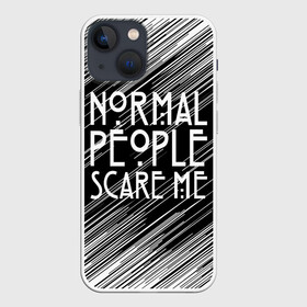 Чехол для iPhone 13 mini с принтом Normal People Scare Me. в Тюмени,  |  | american horror story | games | normal people scare me | аутизм | документальный фильм об аутизме | игры | кино | люди | нормал пипл скар ми | очень странные дела | фильмы