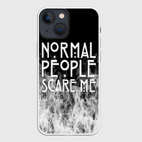 Чехол для iPhone 13 mini с принтом Normal People Scare Me. в Тюмени,  |  | american horror story | games | normal people scare me | аутизм | документальный фильм об аутизме | игры | кино | люди | нормал пипл скар ми | очень странные дела | фильмы