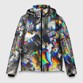 Мужская зимняя куртка 3D с принтом Gasoline stains abstraction в Тюмени, верх — 100% полиэстер; подкладка — 100% полиэстер; утеплитель — 100% полиэстер | длина ниже бедра, свободный силуэт Оверсайз. Есть воротник-стойка, отстегивающийся капюшон и ветрозащитная планка. 

Боковые карманы с листочкой на кнопках и внутренний карман на молнии. | abstract | art | color | digital | gasoline | gradient | stains | texture | абстракция | арт | бензин | градиент | разводы | текстуры | цветной | цифровой