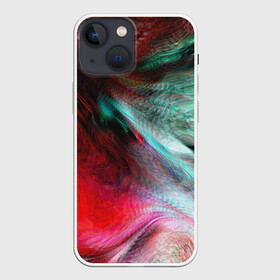 Чехол для iPhone 13 mini с принтом Roflex в Тюмени,  |  | abstraction | colorful | light | lines | patterns | red | spots | абстракция | красный | линии | пятна | разноцветный | свет | узоры