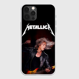 Чехол для iPhone 12 Pro Max с принтом Metallica Kirk Hammett в Тюмени, Силикон |  | guitar | guitarist | heavy | kirk hammett | metall | metallica | rock | trash | кирк хэммит | металл | металлика | рок | хэви