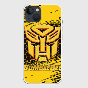 Чехол для iPhone 13 с принтом Bumblebee. в Тюмени,  |  | bumblebee | автобот разведчик | автоботы | бамблби | боевик | кино | кино трансформеры | персонаж вселенной трансформеров | приключения | трансформеры | фантастика | фильмы