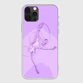 Чехол для iPhone 12 Pro Max с принтом Гимнастика в Тюмени, Силикон |  | gymnastics | rhythmic gymnastics | гимнастика | спорт | художественная гимнастика