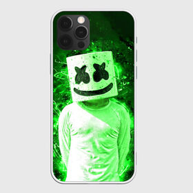 Чехол для iPhone 12 Pro с принтом MARSHMELLO в Тюмени, силикон | область печати: задняя сторона чехла, без боковых панелей | Тематика изображения на принте: fortnite | marshmallo | marshmallow | marshmello | marshmellow | маршмелло | маршмеллоу | розы | фортнайт