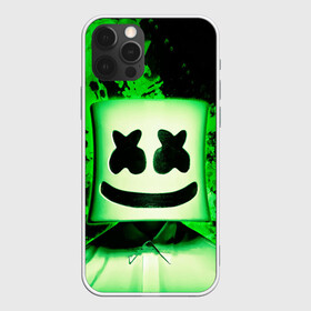 Чехол для iPhone 12 Pro с принтом MARSHMELLO в Тюмени, силикон | область печати: задняя сторона чехла, без боковых панелей | Тематика изображения на принте: fortnite | marshmallo | marshmallow | marshmello | marshmellow | маршмелло | маршмеллоу | розы | фортнайт