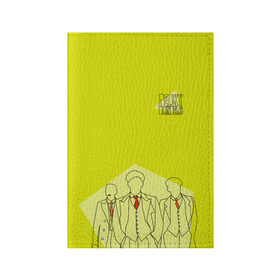 Обложка для паспорта матовая кожа с принтом Острые козырьки в Тюмени, натуральная матовая кожа | размер 19,3 х 13,7 см; прозрачные пластиковые крепления | острые козырьки | сериал | сериалы | томас шелби