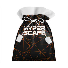 Подарочный 3D мешок с принтом Hyper Scape. в Тюмени, 100% полиэстер | Размер: 29*39 см | Тематика изображения на принте: esport | games | hyper scape | twitch | игроки | игролюбители | игроманы | игры | киберспорт | королевская битва | корона | твич | хупер скайп | хупер скайпе