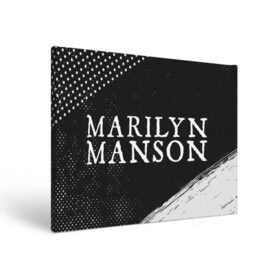 Холст прямоугольный с принтом MARILYN MANSON / М. МЭНСОН в Тюмени, 100% ПВХ |  | logo | manson | marilyn | music | rock | группа | лого | логотип | логотипы | менсон | мерилин | мерлин | музыка | мэнсон | мэрилин | рок | символ