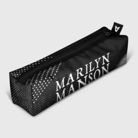 Пенал 3D с принтом MARILYN MANSON М МЭНСОН в Тюмени, 100% полиэстер | плотная ткань, застежка на молнии | logo | manson | marilyn | music | rock | группа | лого | логотип | логотипы | менсон | мерилин | мерлин | музыка | мэнсон | мэрилин | рок | символ