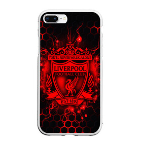 Чехол для iPhone 7Plus/8 Plus матовый с принтом LIVERPOOL FC в Тюмени, Силикон | Область печати: задняя сторона чехла, без боковых панелей | liverpool | liverpool fc | ynwa | you never walk alone | ливерпуль | спорт | футбол | футбольный клуб