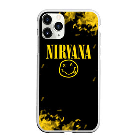 Чехол для iPhone 11 Pro Max матовый с принтом NIRVANA в Тюмени, Силикон |  | nirvana | smile | курт кобейн | нирвана | смайл