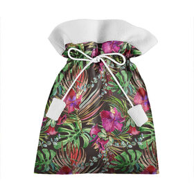 Подарочный 3D мешок с принтом Тропики в Тюмени, 100% полиэстер | Размер: 29*39 см | life | абстракция | джунгли | летняя | лето | линия | нейтральная | стайл | стиль | текстуры | тропики | узоры | цветочный | цветы