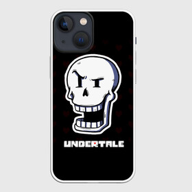 Чехол для iPhone 13 mini с принтом UNDERTALE в Тюмени,  |  | sans | undertale | андертале | андертейл | игра | подземная история | подземная сказка | санс | ундертале