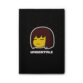 Обложка для автодокументов с принтом UNDERTALE в Тюмени, натуральная кожа |  размер 19,9*13 см; внутри 4 больших “конверта” для документов и один маленький отдел — туда идеально встанут права | sans | undertale | андертале | андертейл | игра | подземная история | подземная сказка | санс | ундертале