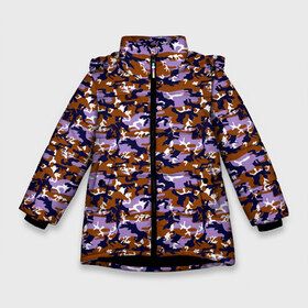 Зимняя куртка для девочек 3D с принтом Camouflage for men в Тюмени, ткань верха — 100% полиэстер; подклад — 100% полиэстер, утеплитель — 100% полиэстер. | длина ниже бедра, удлиненная спинка, воротник стойка и отстегивающийся капюшон. Есть боковые карманы с листочкой на кнопках, утяжки по низу изделия и внутренний карман на молнии. 

Предусмотрены светоотражающий принт на спинке, радужный светоотражающий элемент на пуллере молнии и на резинке для утяжки. | boys | military | pattern | абстракция | армия | брызги | военный | войска | волны | краски | маскировка | милитари | мужчинам | небесный | орнамент | паттерн | пацанские | пятна | пятнистый | разноцветные