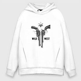 Мужское худи Oversize хлопок с принтом WILD WEST Дикий запад 1 в Тюмени, френч-терри — 70% хлопок, 30% полиэстер. Мягкий теплый начес внутри —100% хлопок | боковые карманы, эластичные манжеты и нижняя кромка, капюшон на магнитной кнопке | usa | wild west | америка | дикий запад | звезда | индейцы | ковбои | оружие | пистолет | револьвер | сша | шериф