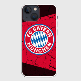 Чехол для iPhone 13 mini с принтом FC BAYERN   БАВАРИЯ в Тюмени,  |  | bayern | club | fc | footbal | logo | бавария | знак | клуб | лого | логотип | логотипы | символ | символы | форма | футбол | футбольная | футбольный