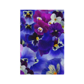 Обложка для паспорта матовая кожа с принтом Акварельные Цветы в Тюмени, натуральная матовая кожа | размер 19,3 х 13,7 см; прозрачные пластиковые крепления | flower | flowers | акварель | акварельные цветы | краска | краски | незабудка | рисунок | фиалка | фиалки | цветки | цветочки | цветы