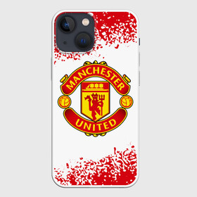 Чехол для iPhone 13 mini с принтом MANCHESTER UNITED в Тюмени,  |  | club | footbal | logo | manchester | united | знак | клуб | лого | логотип | логотипы | манчестер | символ | символы | форма | футбол | футбольная | футбольный | юнайтед