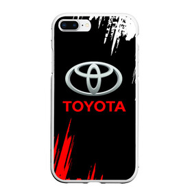 Чехол для iPhone 7Plus/8 Plus матовый с принтом TOYOTA в Тюмени, Силикон | Область печати: задняя сторона чехла, без боковых панелей | 2020 | auto | sport | toyota | авто | автомобиль | автомобильные | бренд | марка | машины | спорт | тойота
