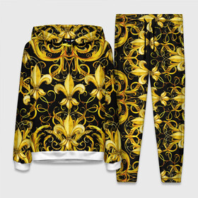 Женский костюм 3D (с толстовкой) с принтом gold spades в Тюмени,  |  | gold | life | versace | vip | абстракция | богатство | в золоте | версаче | версачи | виайпи | вип | золотая | золото | линия | нейтральная | позолоченное | стайл | стиль | текстуры | узоры | шик