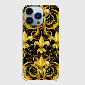 Чехол для iPhone 13 Pro с принтом gold spades в Тюмени,  |  | gold | life | versace | vip | абстракция | богатство | в золоте | версаче | версачи | виайпи | вип | золотая | золото | линия | нейтральная | позолоченное | стайл | стиль | текстуры | узоры | шик