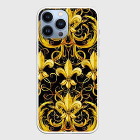 Чехол для iPhone 13 Pro Max с принтом gold spades в Тюмени,  |  | gold | life | versace | vip | абстракция | богатство | в золоте | версаче | версачи | виайпи | вип | золотая | золото | линия | нейтральная | позолоченное | стайл | стиль | текстуры | узоры | шик