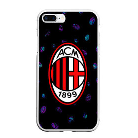 Чехол для iPhone 7Plus/8 Plus матовый с принтом AC MILAN / МИЛАН в Тюмени, Силикон | Область печати: задняя сторона чехла, без боковых панелей | Тематика изображения на принте: 