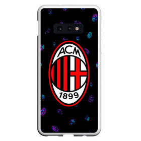 Чехол для Samsung S10E с принтом AC MILAN / МИЛАН в Тюмени, Силикон | Область печати: задняя сторона чехла, без боковых панелей | 