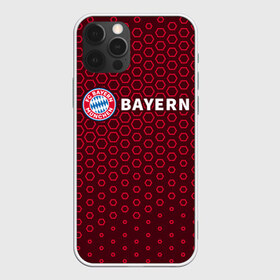 Чехол для iPhone 12 Pro Max с принтом FC BAYERN БАВАРИЯ в Тюмени, Силикон |  | bayern | club | fc | footbal | logo | бавария | знак | клуб | лого | логотип | логотипы | символ | символы | форма | футбол | футбольная | футбольный