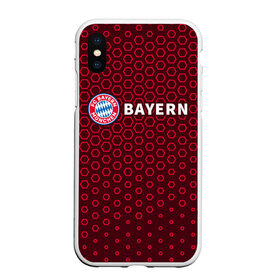 Чехол для iPhone XS Max матовый с принтом FC BAYERN / БАВАРИЯ в Тюмени, Силикон | Область печати: задняя сторона чехла, без боковых панелей | bayern | club | fc | footbal | logo | бавария | знак | клуб | лого | логотип | логотипы | символ | символы | форма | футбол | футбольная | футбольный