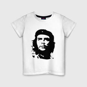 Детская футболка хлопок с принтом Че Гевара в Тюмени, 100% хлопок | круглый вырез горловины, полуприлегающий силуэт, длина до линии бедер | борьба | вождь | звезда | революция | че гевара