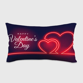 Подушка 3D антистресс с принтом Happy Valentines Day в Тюмени, наволочка — 100% полиэстер, наполнитель — вспененный полистирол | состоит из подушки и наволочки на молнии | Тематика изображения на принте: 